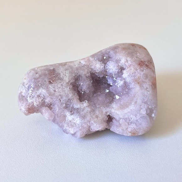 Pink Amethyst Free Form Druzy Crystal High Quality - Picture 1 of 7